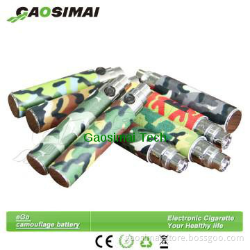 new style camouflage ego battery with ego/510 thread